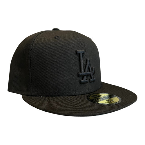 New Era Los Angeles Dodgers 59FIFTY Fitted Hat Cap Black