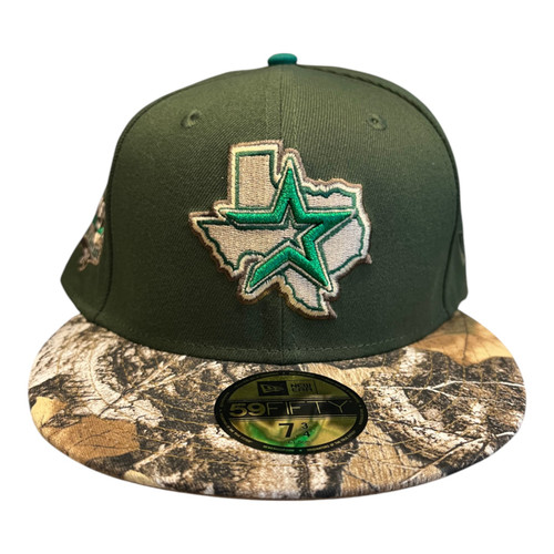 New Era Houston Astros Realtree 59FIFTY Hat 45 Year Patch Metallic 2 Tone