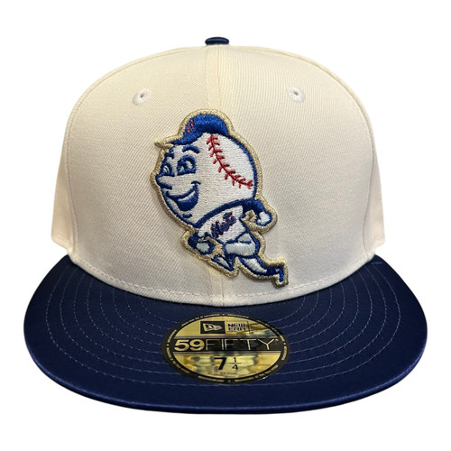 New Era New York Mets Mr Met Mascot Pack 59FIFTY Fitted Hat White New Era New York Mets Mr Met Mascot Pack 59FIFTY Fitted Hat White