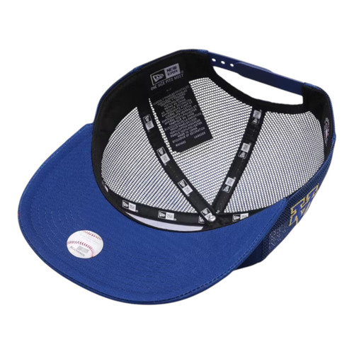 New Era Los Angeles Dodgers Podium Pack Golfer Trucker Snapback Hat - Blue