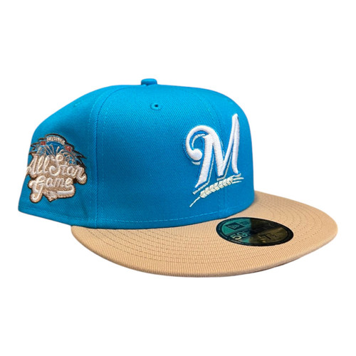 New Era Milwaukee Brewers 59FIFTY Hat Cap 2002 All Star Game Side Patch