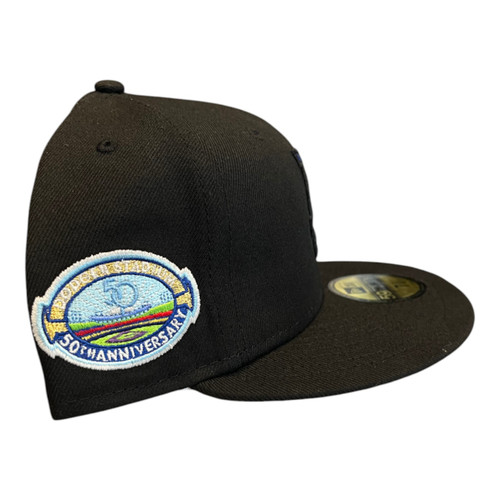 New Era Los Angeles Dodgers Tie Dye 59FIFTY Hat Cap Black 50th Year Patch