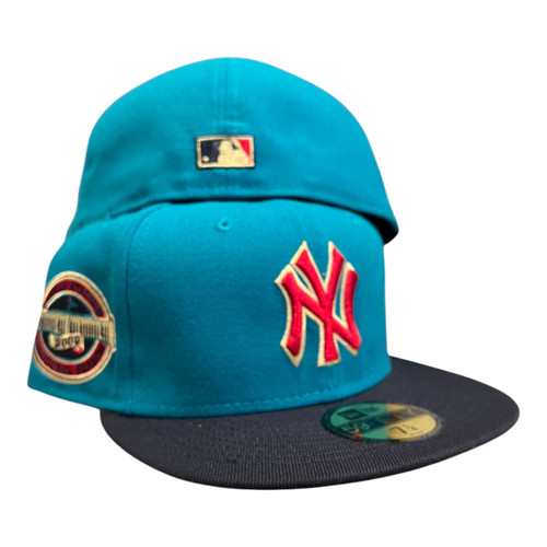 New Era New York Yankees 59FIFTY Fitted Hat Cap 2009 Inaugural Side Patch New Era New York Yankees 59FIFTY Fitted Hat Cap 2009 Inaugural Side Patch