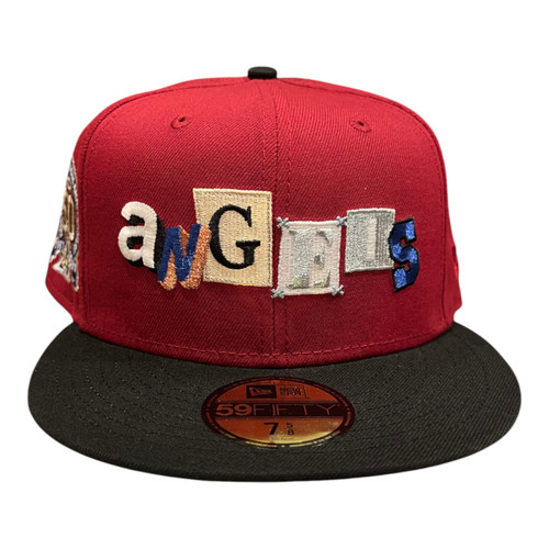New Era Anaheim Angels 59FIFTY Hat Cap 50 Year Side Patch New Era Anaheim Angels 59FIFTY Hat Cap 50 Year Side Patch