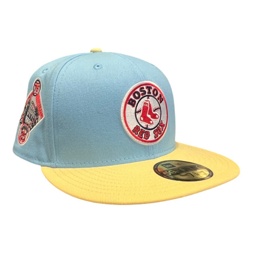 New Era Boston Red Sox 59FIFTY Fitted Hat Cap 75 Years Fenway Park Patch