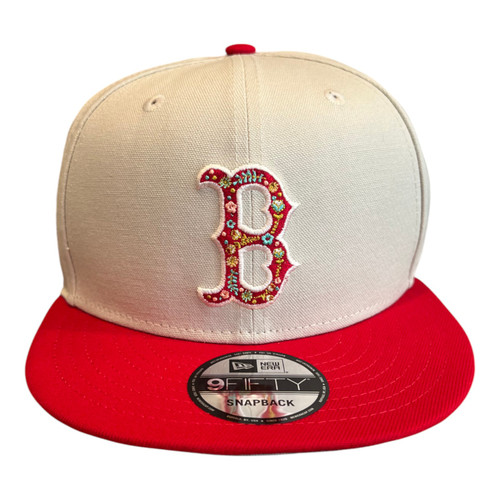 New Era Boston Red Sox Floral Fill 9FIFTY Snapback Hat 1999 All Star Game Patch