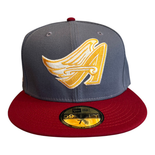 New Era Anaheim Angels 59FIFTY Fitted Hat Cap 40th Season Side Patch New Era Anaheim Angels 59FIFTY Fitted Hat Cap 40th Season Side Patch