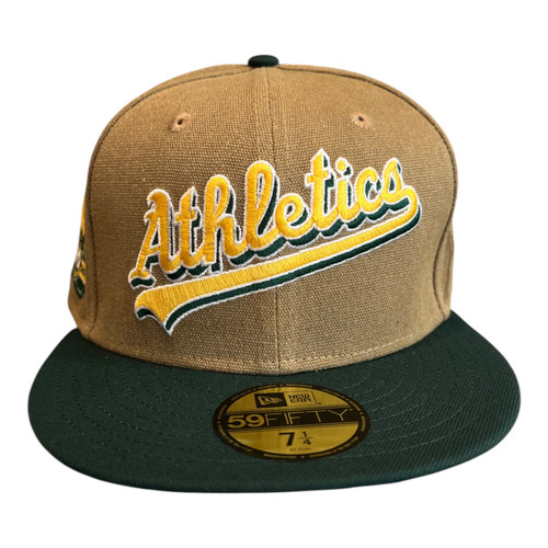 New Era Oakland Athletics Canvas Crown 59FIFTY Fitted Hat 40th Year Patch New Era Oakland Athletics Canvas Crown 59FIFTY Fitted Hat 40th Year Patch