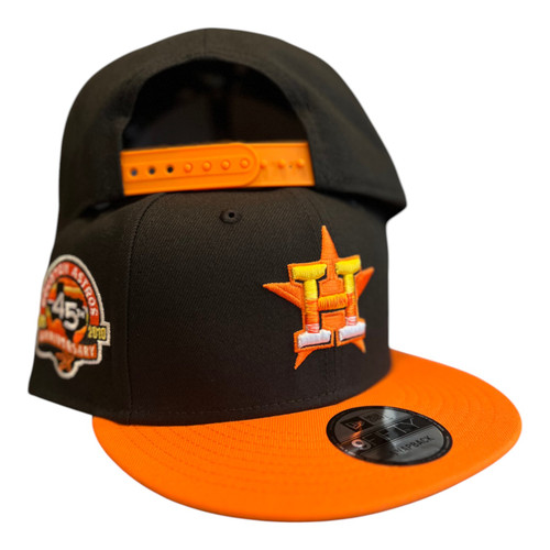 New Era Houston Astros 9FIFTY Snapback Hat Fall Gradient 45th Season Side Patch