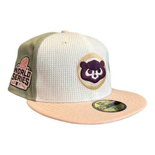 New Era Chicago Cubs Thermal Front 59FIFTY Fitted Hat 2016 World Series