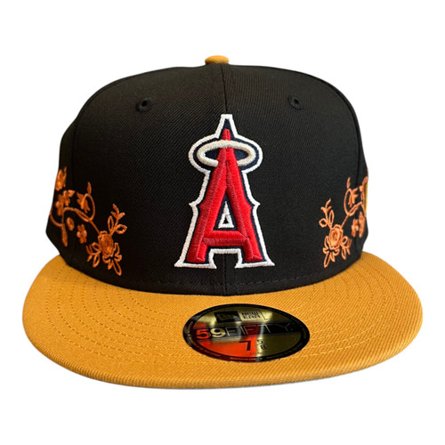 New Era Anaheim Angels Floral Vine 59FIFTY Fitted Hat New Era Anaheim Angels Floral Vine 59FIFTY Fitted Hat