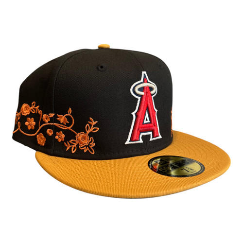 New Era Anaheim Angels Floral Vine 59FIFTY Fitted Hat New Era Anaheim Angels Floral Vine 59FIFTY Fitted Hat
