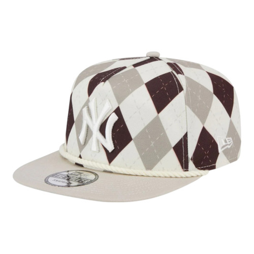 New Era New York Yankees Argyle Golfer Snapback Hat New Era New York Yankees Argyle Golfer Snapback Hat
