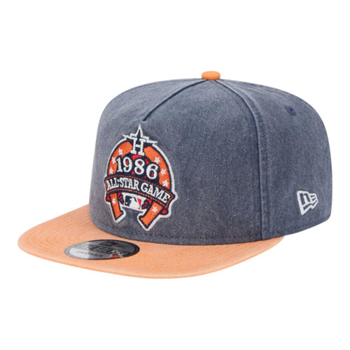 New Era Houston Astros Pigment Dye Golfer Snapback Hat Astrodome Side Patch
