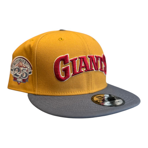 New Era San Francisco Giants 9FIFTY Snapback Hat Panama Tan 25th Year Side Patch New Era San Francisco Giants 9FIFTY Snapback Hat Panama Tan 25th Year Side Patch