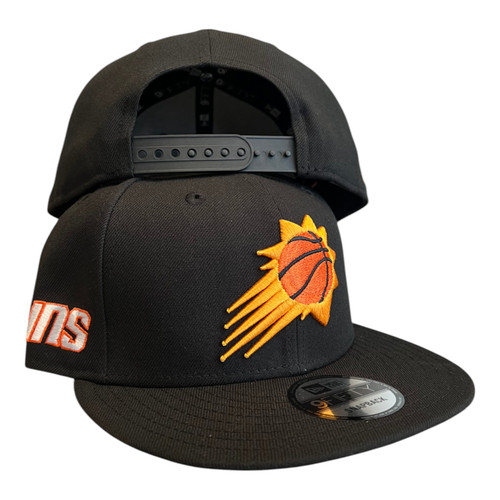 New Era Phoenix Suns 9FIFTY Snapback Hat Cap Burst Pack Black