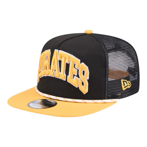 New Era Pittsburgh Pirates Throwback Golfer Trucker Snapback Hat New Era Pittsburgh Pirates Throwback Golfer Trucker Snapback Hat