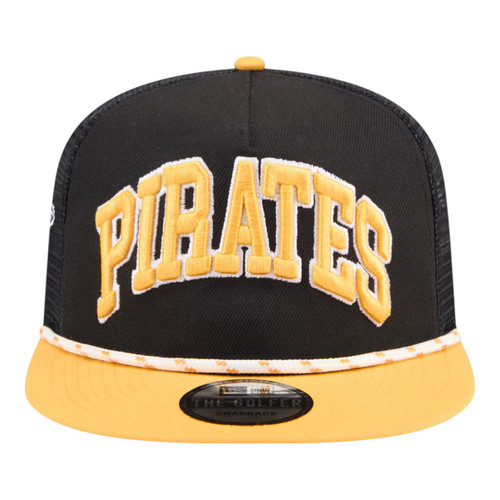 New Era Pittsburgh Pirates Throwback Golfer Trucker Snapback Hat New Era Pittsburgh Pirates Throwback Golfer Trucker Snapback Hat
