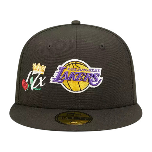 New Era Los Angeles Lakers 17X Crown Champs 59FIFTY Fitted Hat