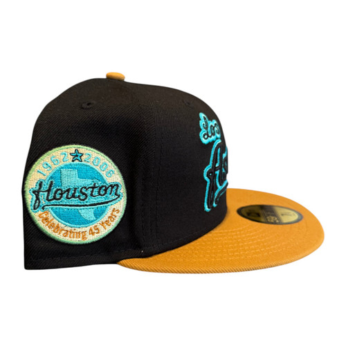 New Era Houston Los Astros 59FIFTY Fitted Hat Cap 45 Year Side Patch