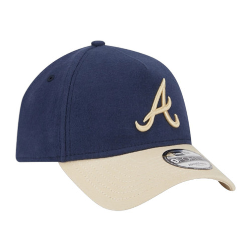 New Era Atlanta Braves 9FORTY Moleskin A-Frame Adjustable Snapback Hat