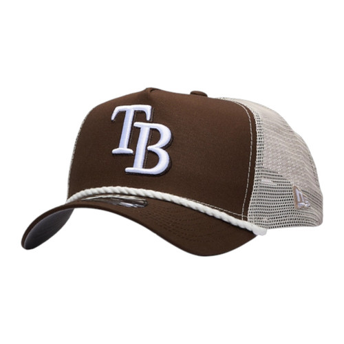 New Era Tampa Bay Rays 9FORTY Trucker Rope Snapback Hat