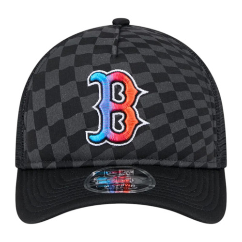 New Era Boston Red Sox Gradient Raceway 9FORTY A-Frame Trucker Hat