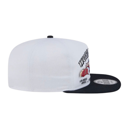 New Era Angels vs Giants 2002 World Series Pin Golfer Snapback Hat