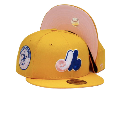 New Era Montreal Expos Pink Lemonade 59FIFTY Fitted Hat 82 ASG Side Patch