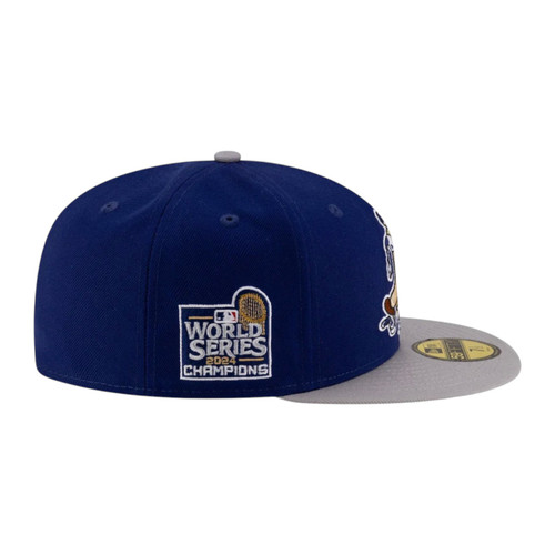 New Era Los Angeles Dodgers Mascot Pack 59FIFTY Fitted Hat 2024 WS Patch