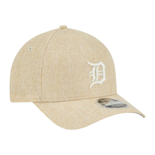 New Era Detroit Tigers 9FORTY M-Crown A-Frame Snapback Hat Cotton Weave Stone