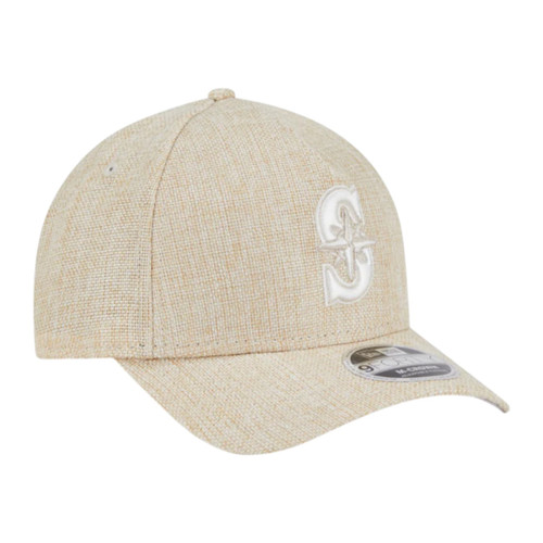 New Era Seattle Mariners 9FORTY M-Crown A-Frame Snapback Hat Cotton Weave Stone