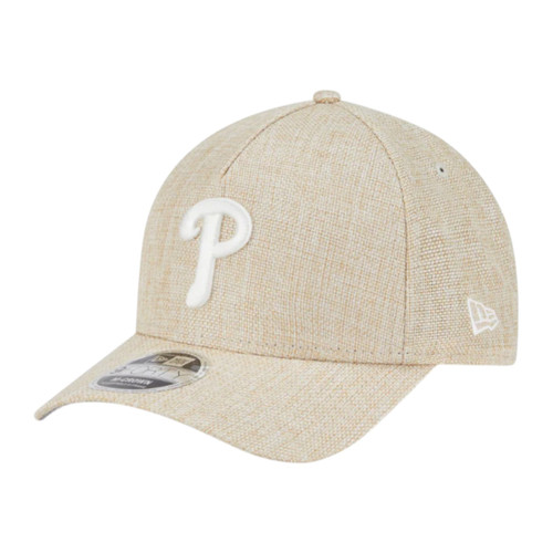 New Era Philadelphia Phillies 9FORTY M-Crown A-Frame Snapback Hat Weave Stone