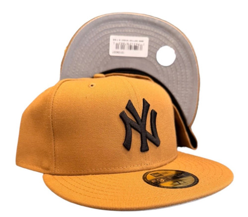 New Era New York Yankees Wheat Pack 59FIFTY Fitted Hat Wheat / Black