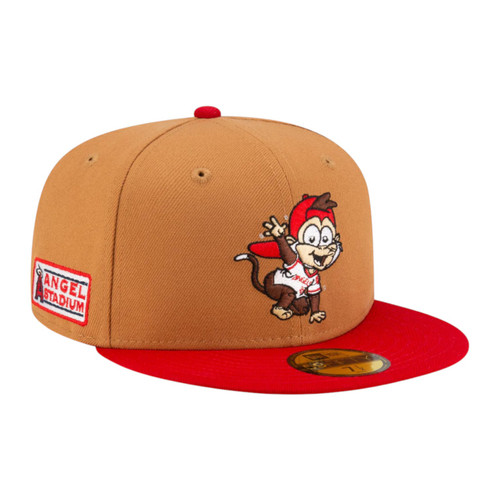 New Era Anaheim Angels Mini Mascot 59FIFTY Fitted Hat Angel Stadium Patch