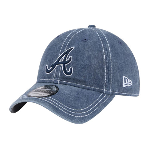 New Era Atlanta Braves Washed Contrast 9TWENTY Adjustable Strapback Hat