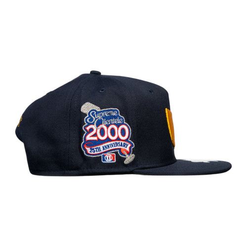 Twnty Two Wu Tang Snapback Hat Cap Ghostface Supreme Cliental 25th Anniv Patch Navy