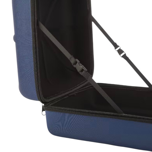 Hat Cap Carrying Carrier Case Handle Fits 6-8 Hats - Navy