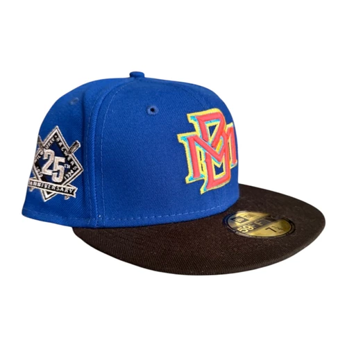 New Era Milwaukee Brewers 59FIFTY Fitted Hat Cap 25 Year Anniversary Patch