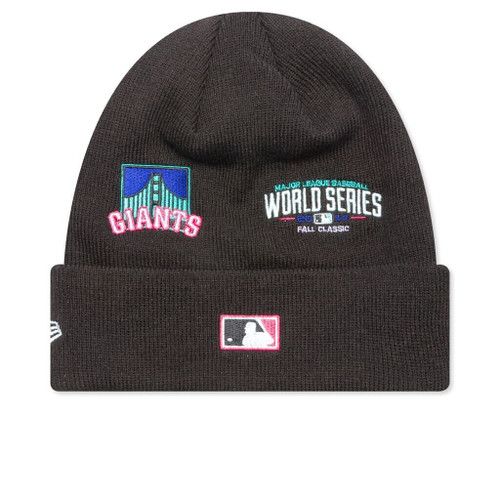 New Era San Francisco Giants Polarlights Knit Beanie Hat Cap World Series Patch
