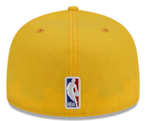 New Era X Just Don Los Angeles Lakers 59FIFTY Fitted Hat Gold Purple
