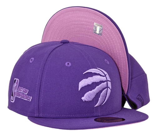 Toronto Raptors State Fruit 59FIFTY Fitted Hat Cap Purple