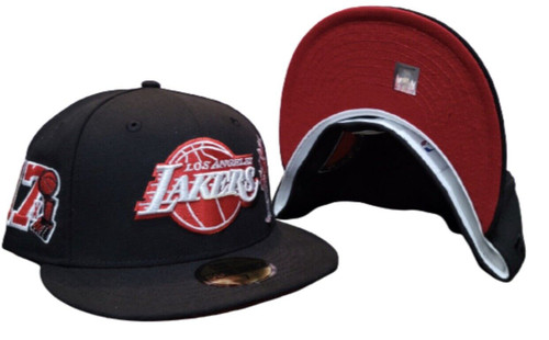 New Era Los Angeles Lakers Palm Tree 17X Champions Trophy Fitted Hat