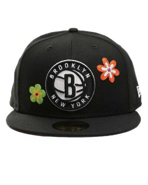 Brooklyn Nets Chain Floral 59FIFTY Fitted Hat