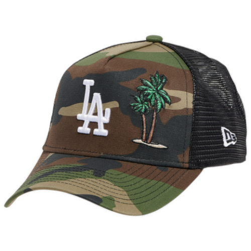 New Era Los Angeles LA Dodgers Palm Tree 9FORTY Adjustable Trucker Hat Cap