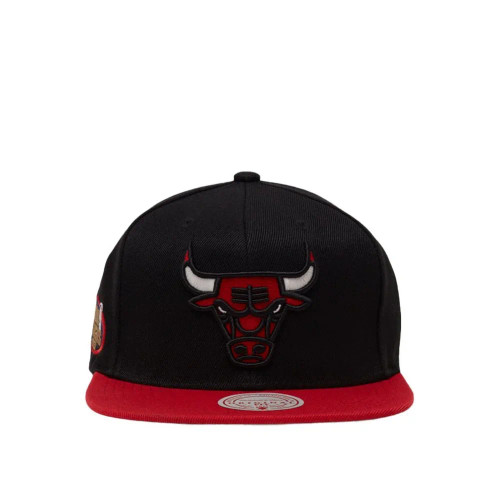 Mitchell & Ness Chicago Bulls Glow Script Snapback Hat Cap 1996 NBA Finals Patch