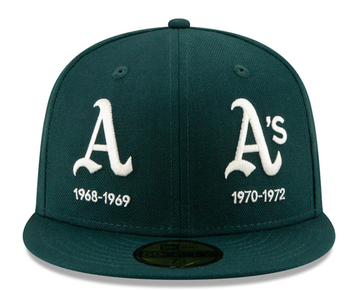 New Era Oakland Athletics Logo Progression 59FIFTY Fitted Hat