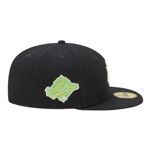 New Era New York Yankees 59FIFTY Fitted Hat Navy 1996 World Series Patch New Era New York Yankees 59FIFTY Fitted Hat Navy 1996 World Series Patch