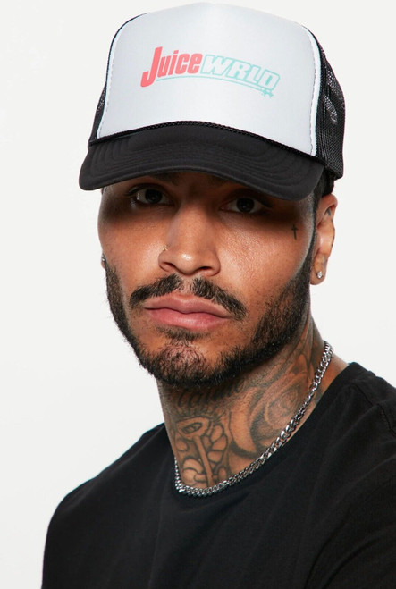 Juice Wrld 999 Trucker Snapback Mesh Hat Cap White - Limited Edition