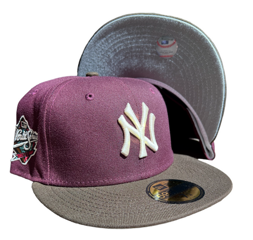 New Era New York Yankees Chocolate Merlot 59Fifty Fitted Hat Exclusive